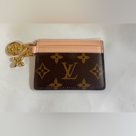 Louis Vuitton Accessories - Like new Louis Vuitton Monogram Brown and Pink Key Holder LV